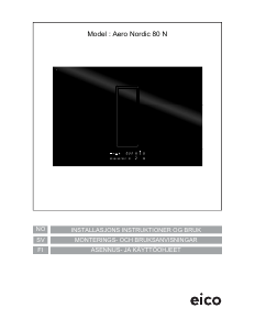 Bruksanvisning Eico Aero Nordic 80 N Kokeplate