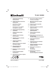 Manual de uso Einhell TC-AG 125/850 Amoladora angular