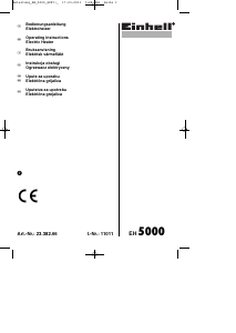 Instrukcja Einhell EH 5000 Ogrzewacz