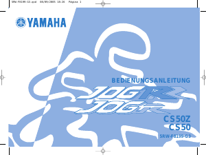 Bedienungsanleitung Yamaha JOG50R (2006) Roller