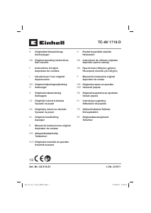 Mode d’emploi Einhell TC-AV 1718 D Aspirateur