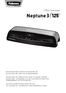 Handleiding Fellowes Neptune 3 125 Lamineermachine