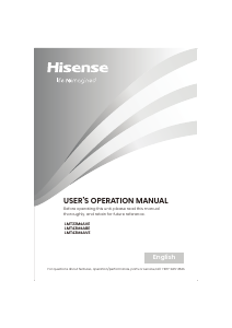 Manual de uso Hisense LMT43M6AVE Frigorífico combinado