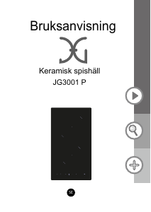 Bruksanvisning JG Nordic JG 3001 P Häll