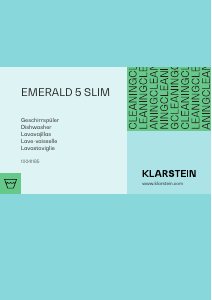 Bedienungsanleitung Klarstein 10041185 Emerald 5 Slim Geschirrspüler