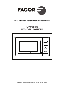 Käyttöohje Fagor MWB 23 AEX Mikroaaltouuni