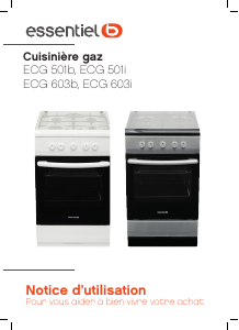 Mode d’emploi Essentiel B ECG 603b Cuisinière
