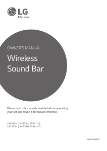 Manual LG LAC555H Home Theater System