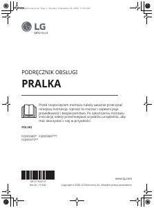 Instrukcja LG F2DV5S8S2TE Pralka