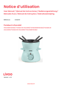 Handleiding Livoo DOM470 Fondueset