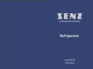 Manual Senz LA505FW Refrigerator