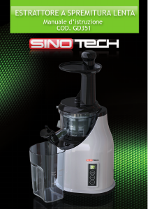 Manuale Sinotech GD351 Centrifuga