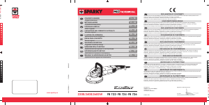 Manual de uso Sparky FB 726 Amoladora de hormigón