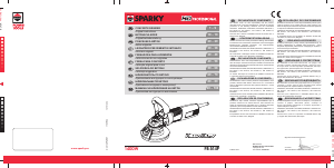 Manual de uso Sparky FB 514P Amoladora de hormigón