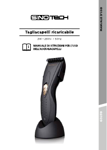 Manuale Sinotech GD230 Tagliacapelli