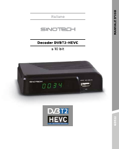 Manuale Sinotech GD522 Ricevitore digitale
