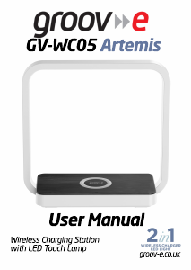 Manual Groov-e GV-WC05 Artemis Wireless Charger