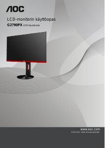 Käyttöohje AOC G2790PX Nestekidenäyttö