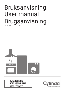 Brugsanvisning Cylinda KF 3285NVE Køle-fryseskab