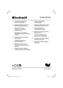 Manuale Einhell TC-WD 200/150 Smerigliatrice da banco