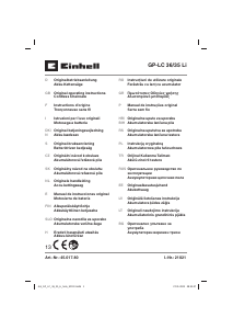 Manual Einhell GP-LC 36/35 Li Ferăstrăul cu lanţ