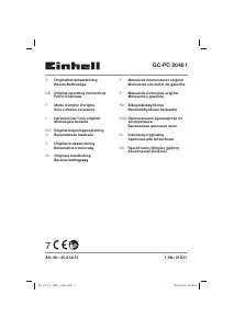 Instrukcja Einhell GC-PC 2040 I Piła łańcuchowa
