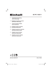 Manuál Einhell GC-PC 1335/1 I Motorová pila