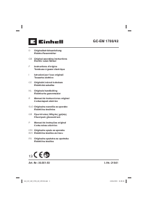 Handleiding Einhell GC-EM 1700/42 Grasmaaier