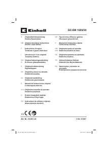 Handleiding Einhell GC-EM 1000/30 Grasmaaier