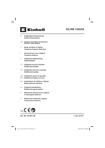 Handleiding Einhell GC-EM 1500/36 Grasmaaier