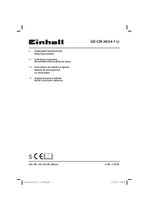 Bedienungsanleitung Einhell GE-CM 36/34-1 Li Rasenmäher