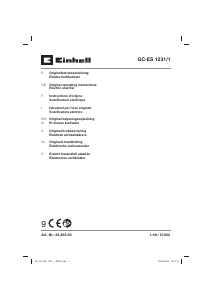 Brugsanvisning Einhell GC-ES 1231/1 Vertikalskærer
