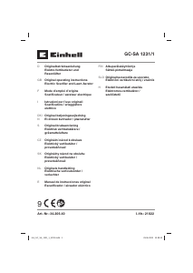Mode d’emploi Einhell GC-SA 1231/1 Scarificateur