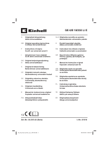 Manuale Einhell GE-UB 18/250 Li E Soffiatore