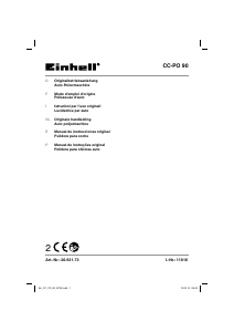 Manual Einhell CC-PO 90 Polidora