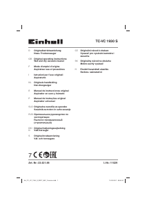 Manual de uso Einhell TC-VC 1930 S Aspirador