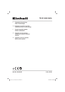 Bedienungsanleitung Einhell TE-VC 2025 SACL Staubsauger