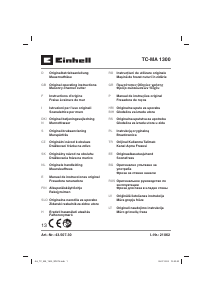 Handleiding Einhell TC-MA 1300 Muurfrees