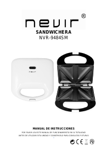 Manual Nevir NVR-9484SM Contact Grill