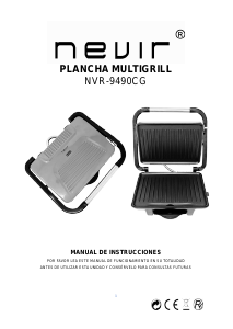 Manual Nevir NVR-9490CG Contact Grill