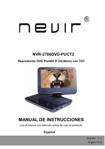 Manual de uso Nevir NVR-2767DVD-PUCT2 Reproductor DVD
