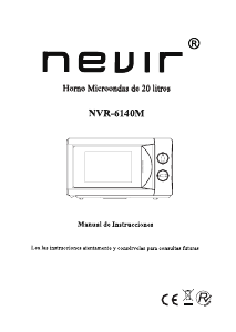 Manual Nevir NVR-6140M Micro-onda