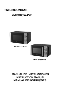 Manual Nevir NVR-6233MGS Micro-onda