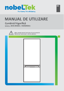 Manual NobelTek NCN-295WA+ Combina frigorifica
