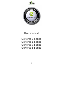 Manual Nvidia Geforce 6600 Graphics Card