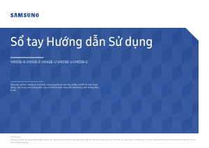 Hướng dẫn sử dụng Samsung VM46B-U Màn hình LED