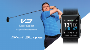 Handleiding Shot Scope V3 Golf GPS