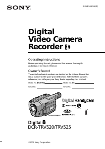 Handleiding Sony DCR-TRV525 Camcorder