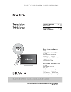 Handleiding Sony Bravia KDL-48W580B LCD televisie