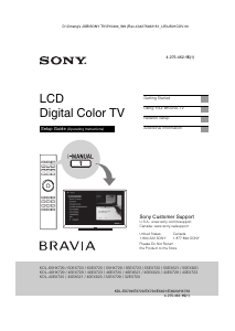 Handleiding Sony Bravia KDL-46HX729 LCD televisie